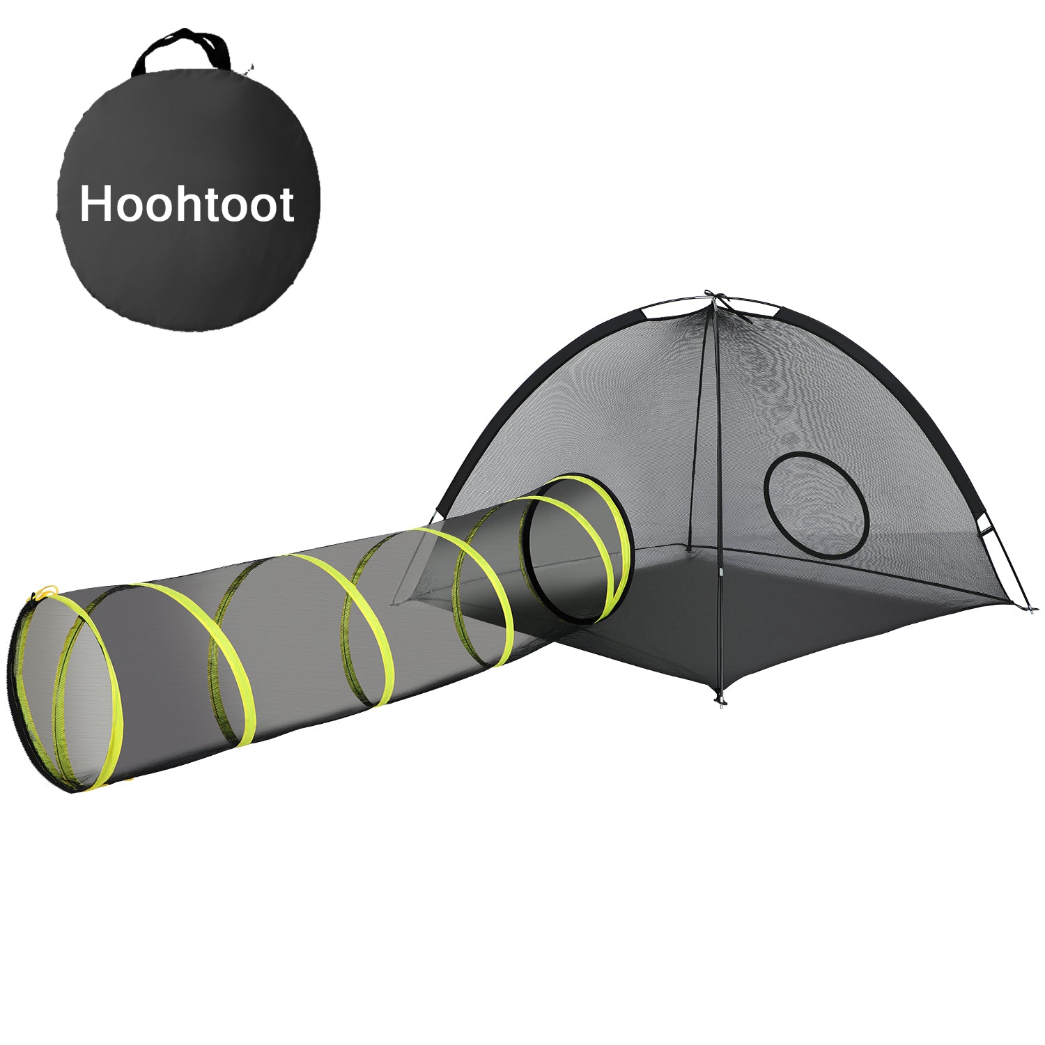 Hoohtoot 2PC Cat House Tent and Tunnel Lesson Store